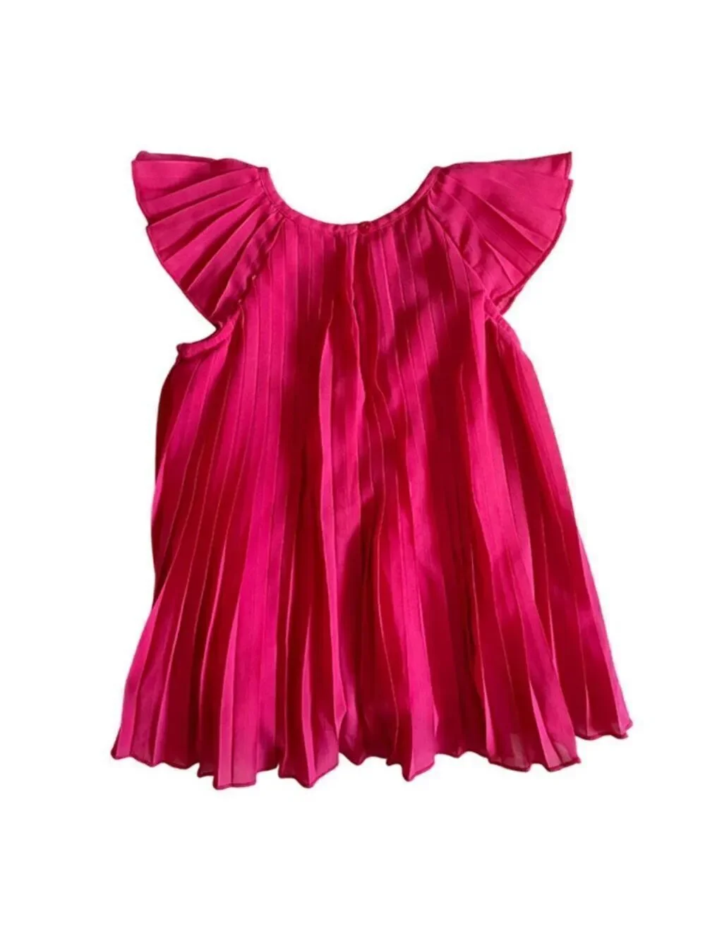 ❤️ Baby Gap Pleated Pink Dress Sie 12-18 Months
